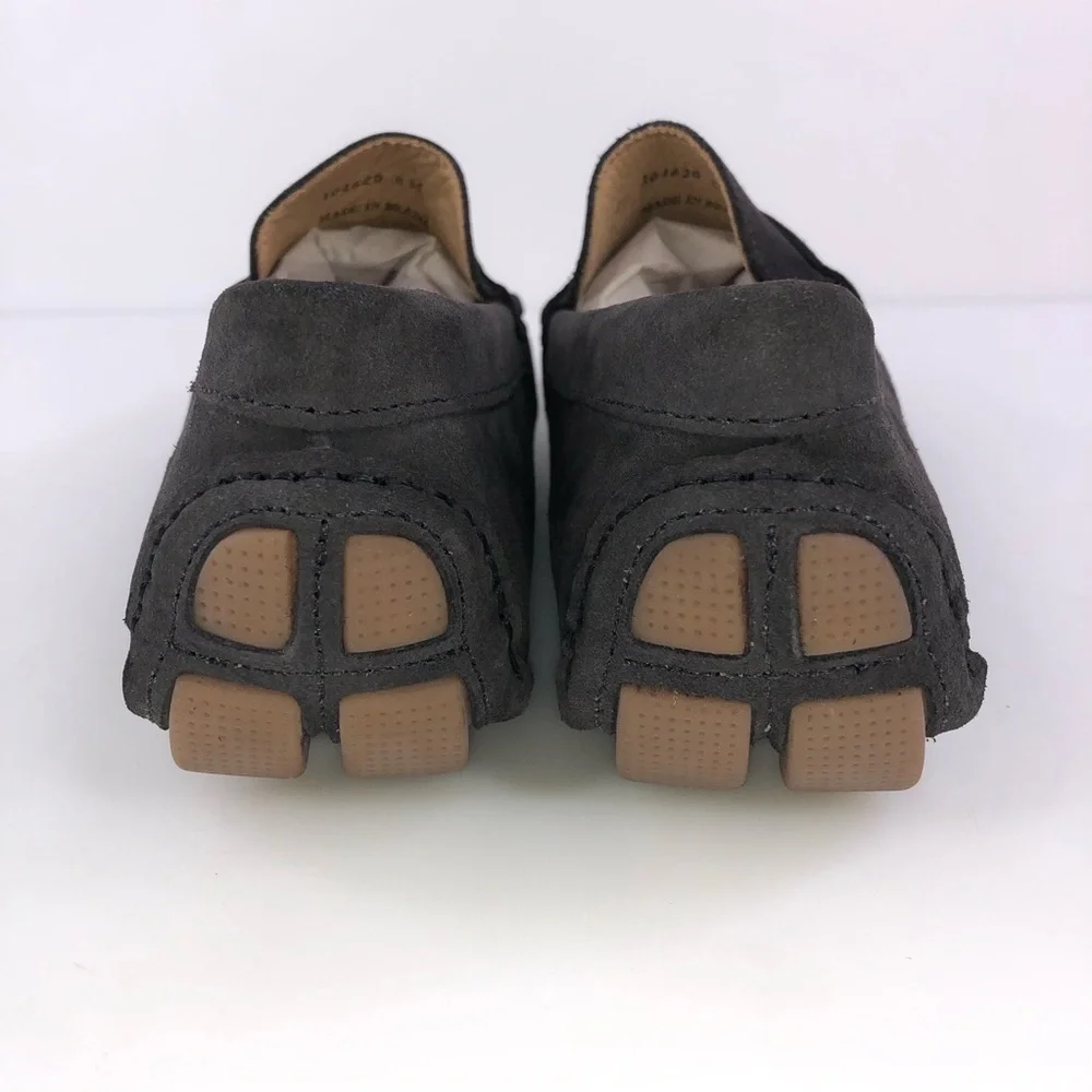 The Men's Store at Bloomingdale's Men's Penny Loafer Drivers Suede Charcoal